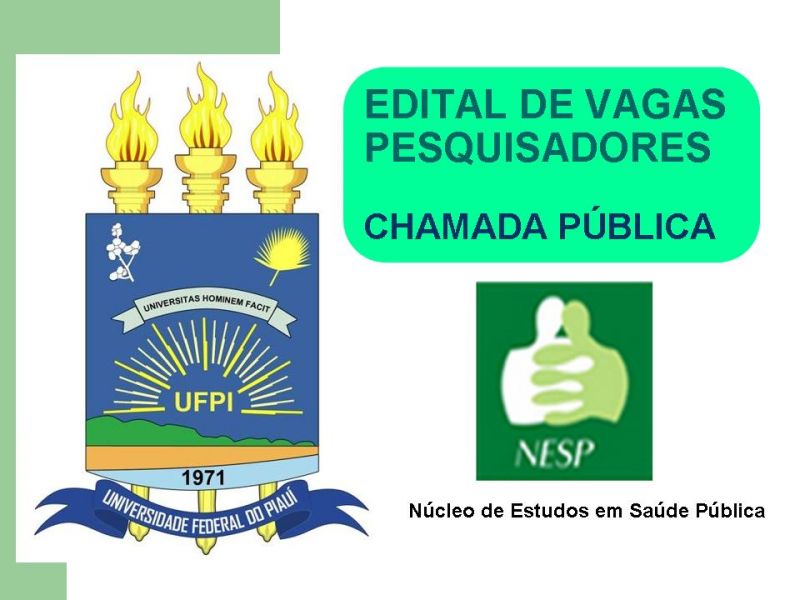 EDITAL DE VAGAS PARA PESQUISADORES-CHAMADA PBLICA 